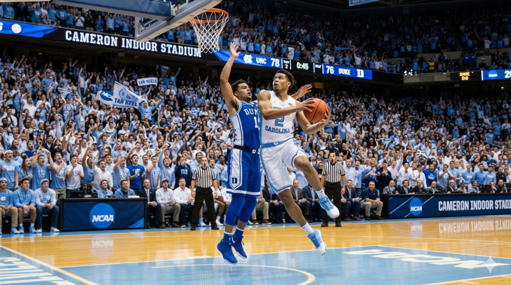 North Carolina Tar Heels Men's Basketball vs Duke Blue Devils Men's Basketball Stats